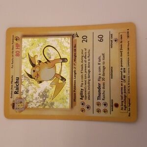 Pokemon TCG - Base set 2 holo Raichu